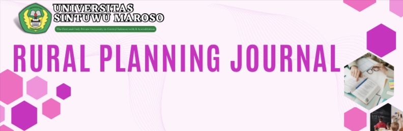 Rural Planning Journal : Perencanaan Wilayah Perdesaan 1