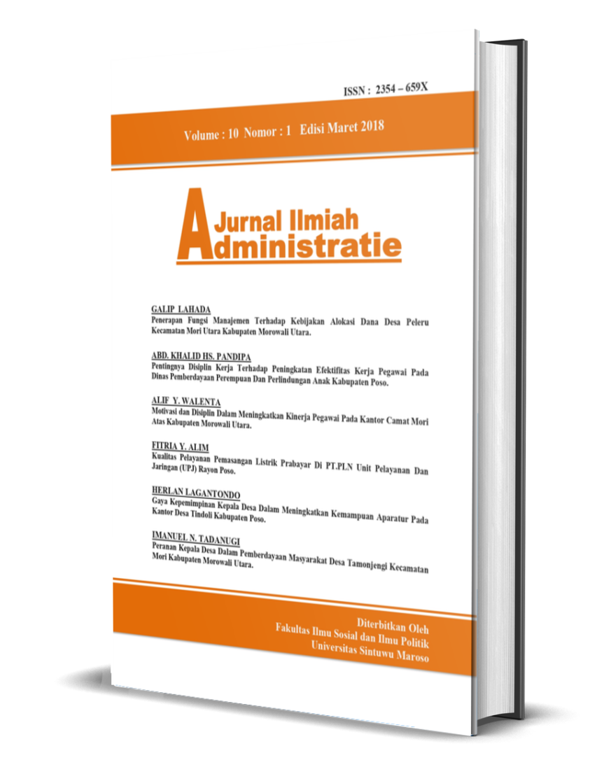 Jurnal Ilmiah Administratie