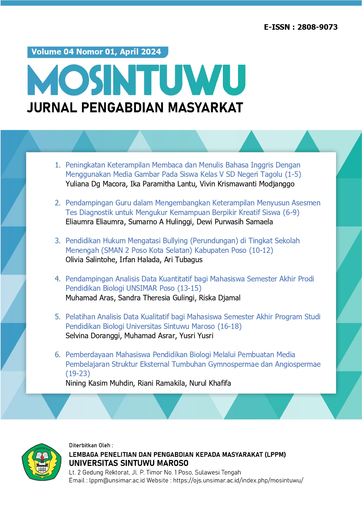 Cover Page