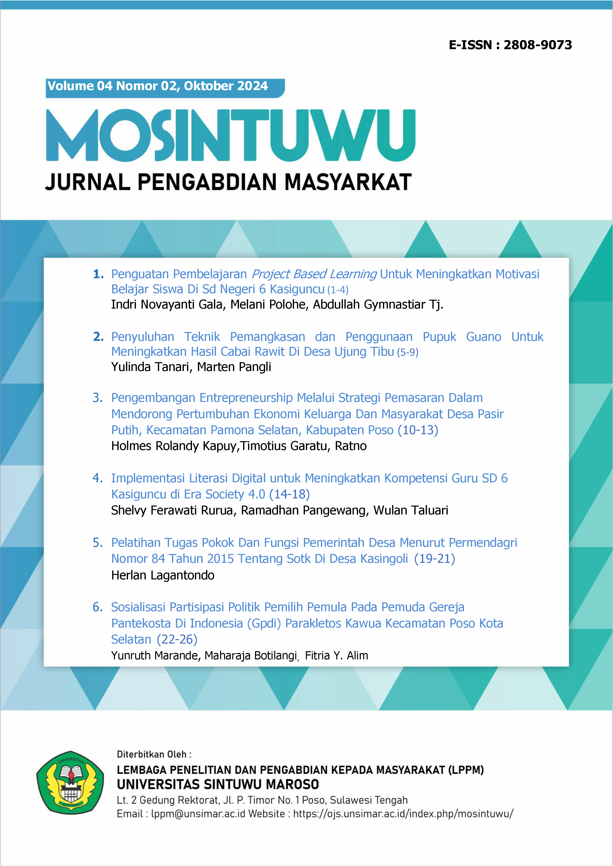 Cover Page