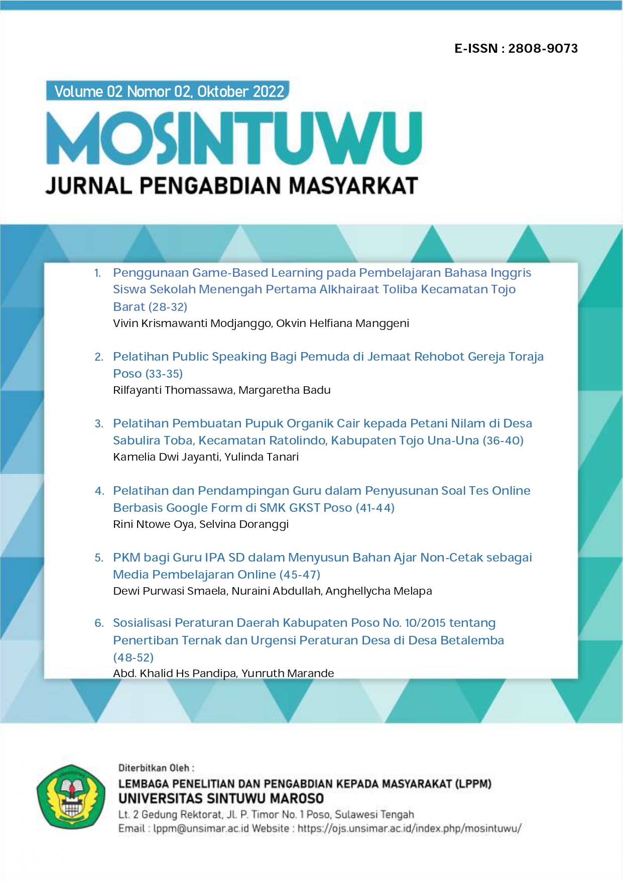 Cover Page